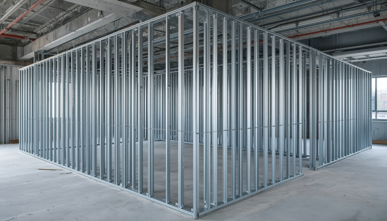Metal Stud Partitioning project in Gillingham